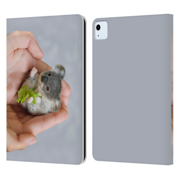 Pixelmated Animals Surreal Pets Baby Koala Leather Book Wallet Case Cover For Apple iPad Air 2020 / 2022
