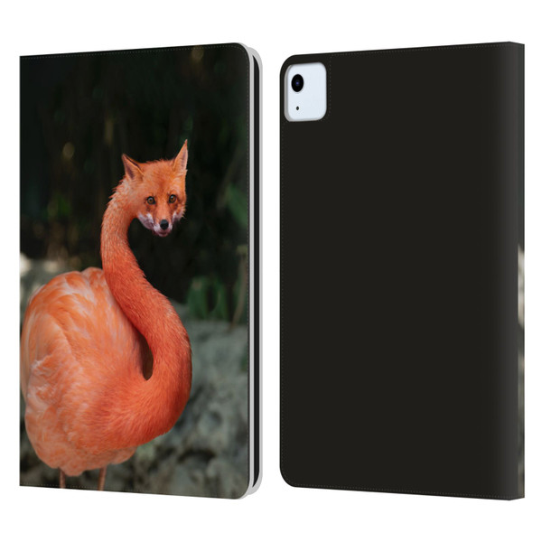 Pixelmated Animals Surreal Wildlife Foxmingo Leather Book Wallet Case Cover For Apple iPad Air 11 2020/2022/2024