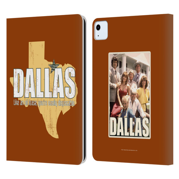 Dallas: Television Series Graphics Quote Leather Book Wallet Case Cover For Apple iPad Air 2020 / 2022