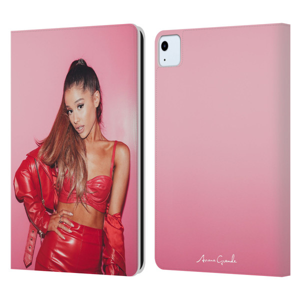 Ariana Grande Dangerous Woman Red Leather Leather Book Wallet Case Cover For Apple iPad Air 2020 / 2022