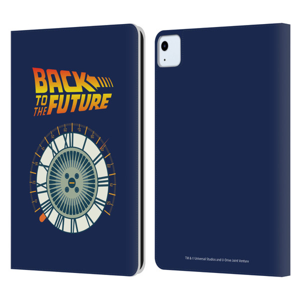 Back to the Future I Key Art Wheel Leather Book Wallet Case Cover For Apple iPad Air 11 2020/2022/2024
