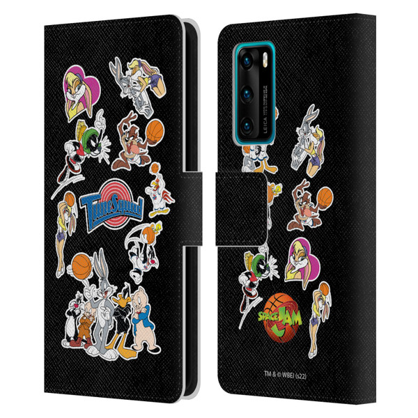 Space Jam (1996) Graphics Tune Squad Leather Book Wallet Case Cover For Huawei P40 5G