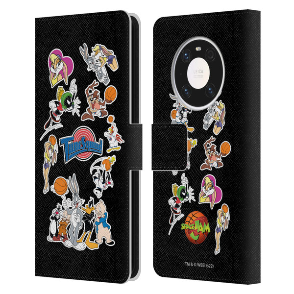 Space Jam (1996) Graphics Tune Squad Leather Book Wallet Case Cover For Huawei Mate 40 Pro 5G