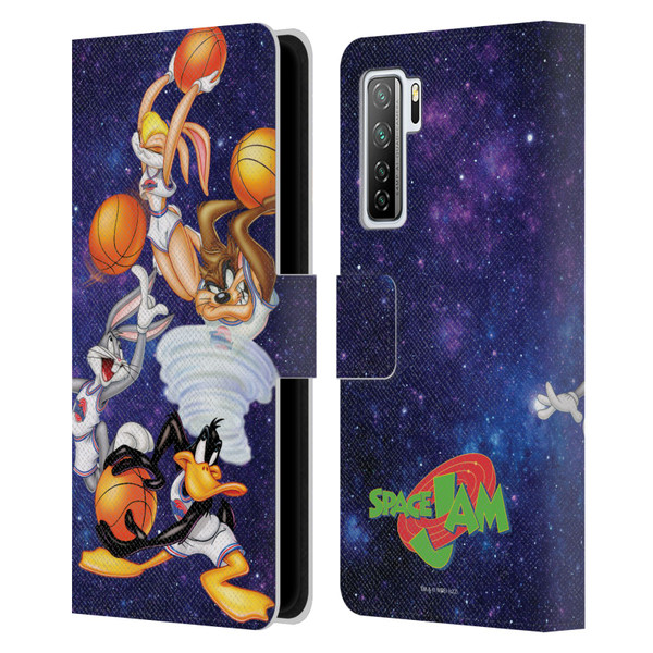 Space Jam (1996) Graphics Poster Leather Book Wallet Case Cover For Huawei Nova 7 SE/P40 Lite 5G