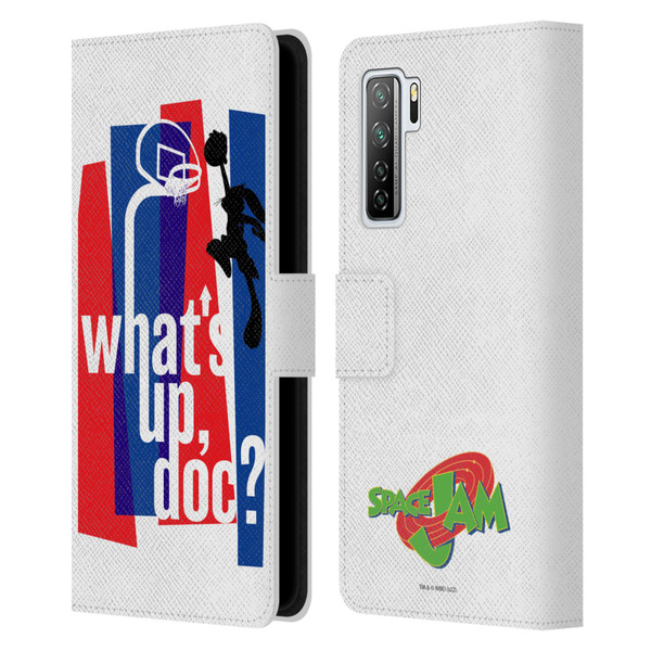 Space Jam (1996) Graphics What's Up Doc? Leather Book Wallet Case Cover For Huawei Nova 7 SE/P40 Lite 5G