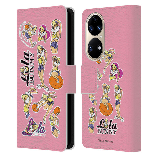Space Jam (1996) Graphics Lola Bunny Leather Book Wallet Case Cover For Huawei P50