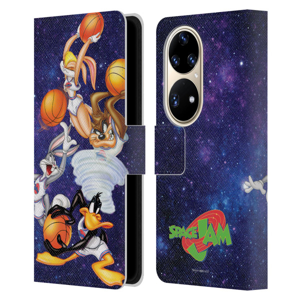 Space Jam (1996) Graphics Poster Leather Book Wallet Case Cover For Huawei P50 Pro