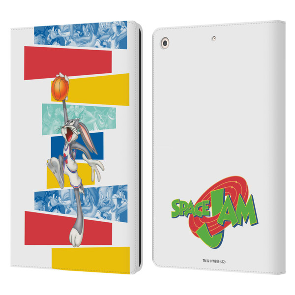 Space Jam (1996) Graphics Bugs Bunny Leather Book Wallet Case Cover For Apple iPad 10.2 2019/2020/2021