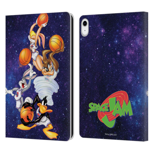 Space Jam (1996) Graphics Poster Leather Book Wallet Case Cover For Apple iPad 10.9 (2022)