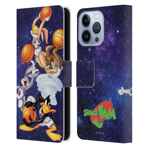 Space Jam (1996) Graphics Poster Leather Book Wallet Case Cover For Apple iPhone 13 Pro