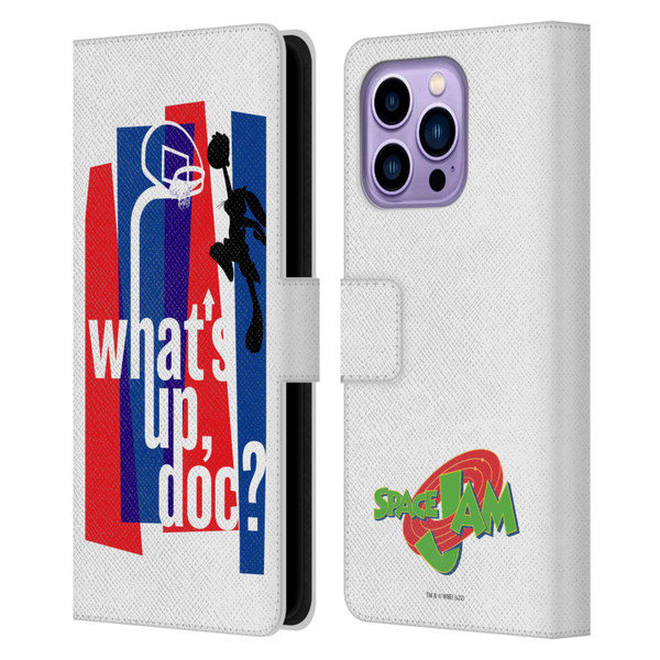 Space Jam (1996) Graphics What's Up Doc? Leather Book Wallet Case Cover For Apple iPhone 14 Pro Max