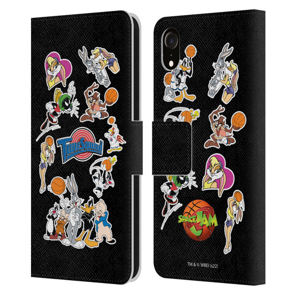 Space Jam (1996) Graphics Tune Squad Leather Book Wallet Case Cover For Apple iPhone XR
