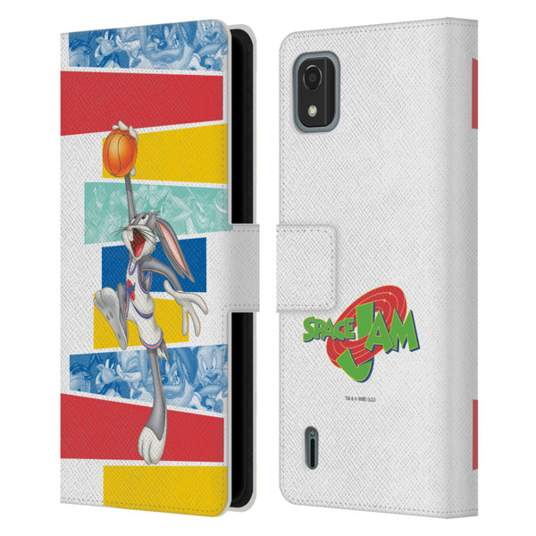 Space Jam (1996) Graphics Bugs Bunny Leather Book Wallet Case Cover For Nokia C2 2nd Edition