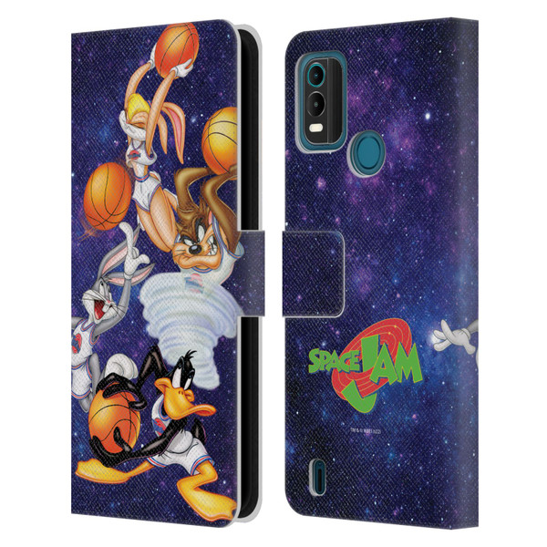 Space Jam (1996) Graphics Poster Leather Book Wallet Case Cover For Nokia G11 Plus