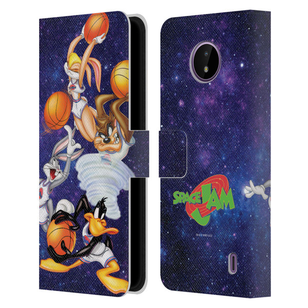 Space Jam (1996) Graphics Poster Leather Book Wallet Case Cover For Nokia C10 / C20