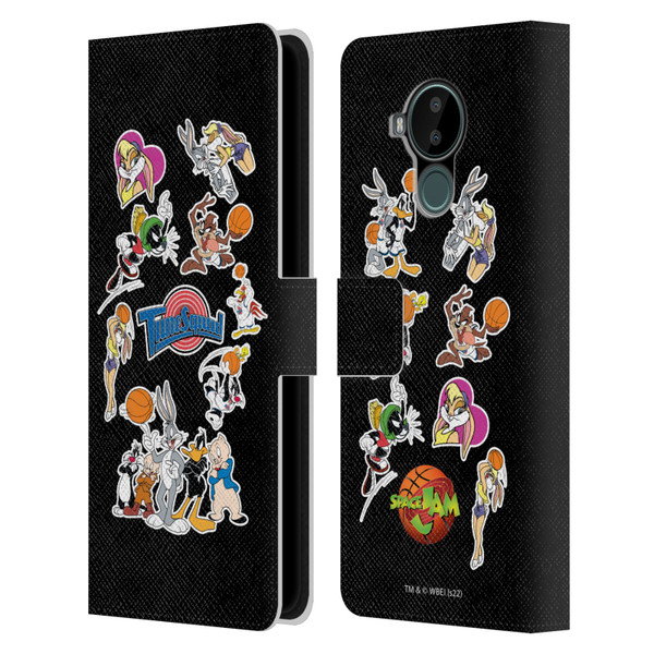 Space Jam (1996) Graphics Tune Squad Leather Book Wallet Case Cover For Nokia C30