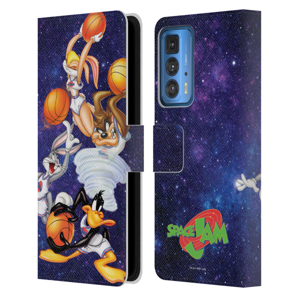 Space Jam (1996) Graphics Poster Leather Book Wallet Case Cover For Motorola Edge 20 Pro