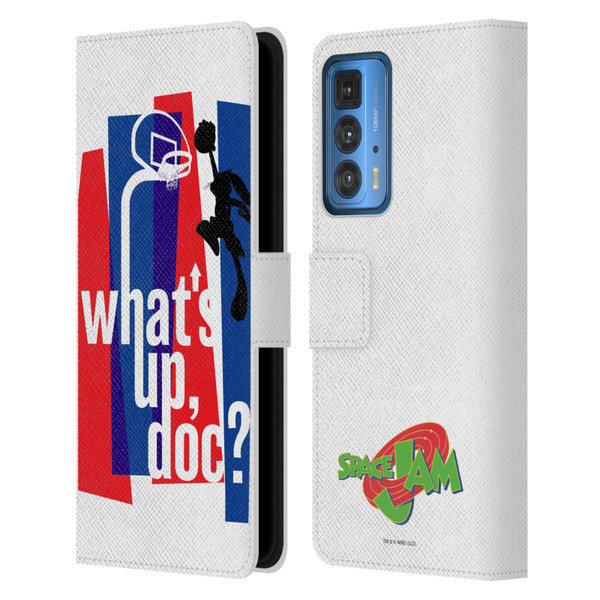 Space Jam (1996) Graphics What's Up Doc? Leather Book Wallet Case Cover For Motorola Edge 20 Pro