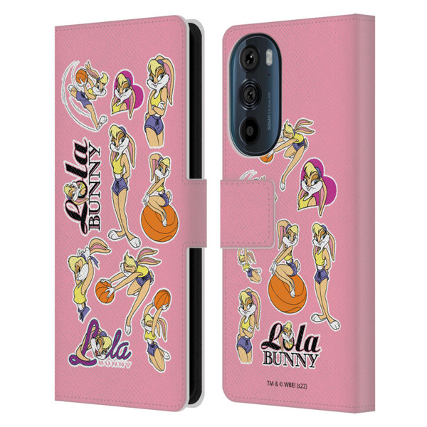Space Jam (1996) Graphics Lola Bunny Leather Book Wallet Case Cover For Motorola Edge 30