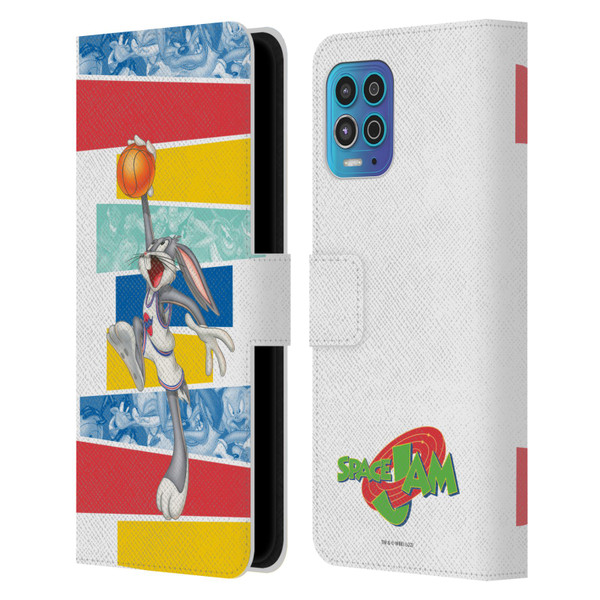 Space Jam (1996) Graphics Bugs Bunny Leather Book Wallet Case Cover For Motorola Moto G100