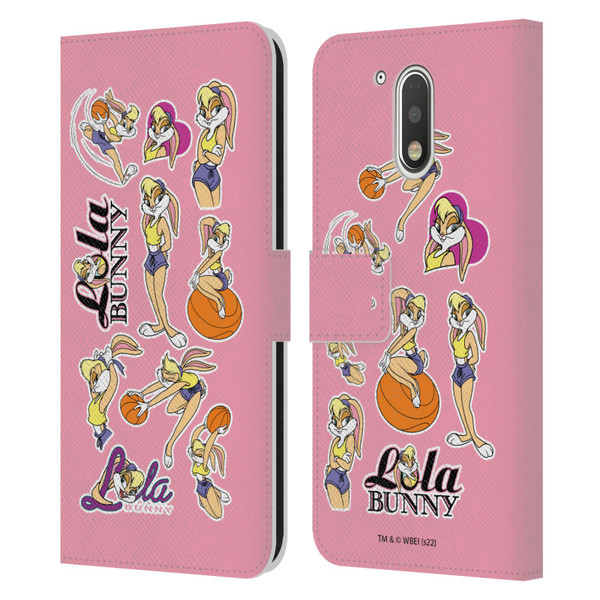 Space Jam (1996) Graphics Lola Bunny Leather Book Wallet Case Cover For Motorola Moto G41