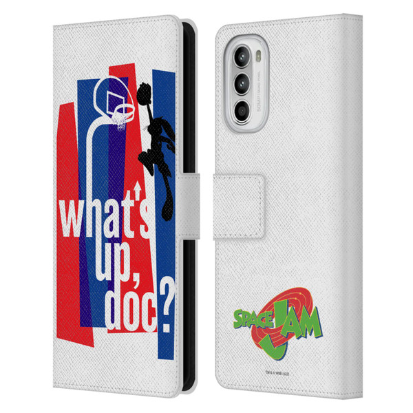 Space Jam (1996) Graphics What's Up Doc? Leather Book Wallet Case Cover For Motorola Moto G52