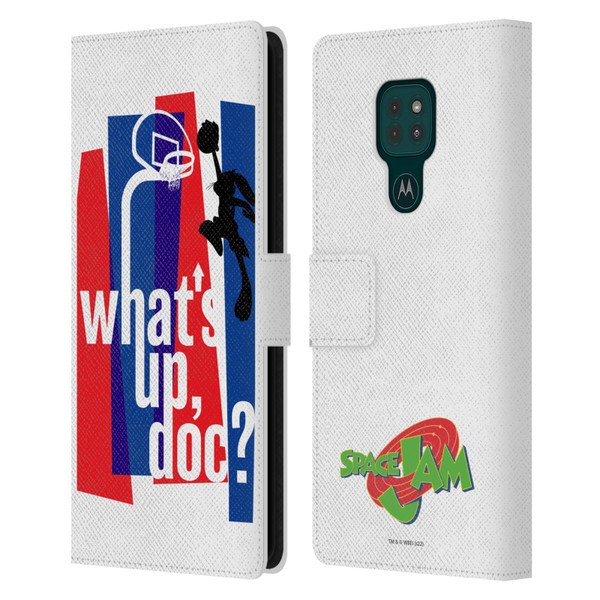 Space Jam (1996) Graphics What's Up Doc? Leather Book Wallet Case Cover For Motorola Moto G9 Play