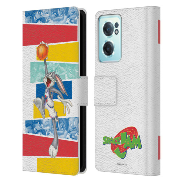 Space Jam (1996) Graphics Bugs Bunny Leather Book Wallet Case Cover For OnePlus Nord CE 2 5G