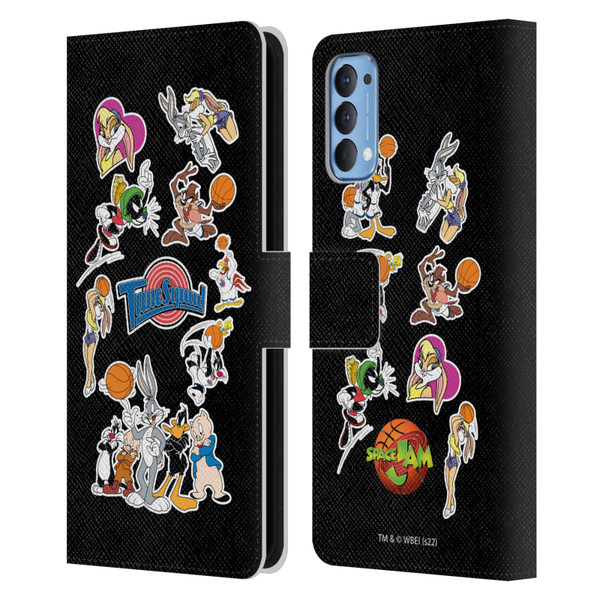 Space Jam (1996) Graphics Tune Squad Leather Book Wallet Case Cover For OPPO Reno 4 5G