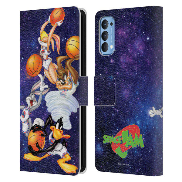 Space Jam (1996) Graphics Poster Leather Book Wallet Case Cover For OPPO Reno 4 5G