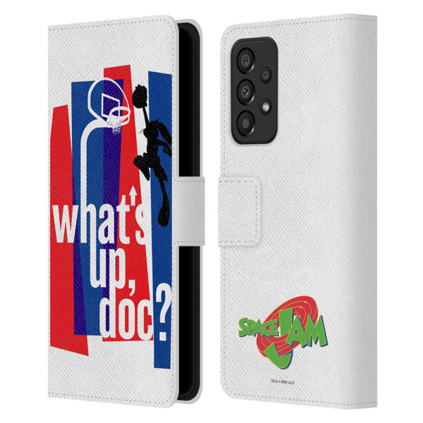 Space Jam (1996) Graphics What's Up Doc? Leather Book Wallet Case Cover For Samsung Galaxy A33 5G (2022)