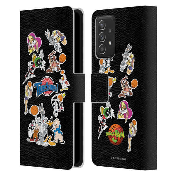 Space Jam (1996) Graphics Tune Squad Leather Book Wallet Case Cover For Samsung Galaxy A53 5G (2022)