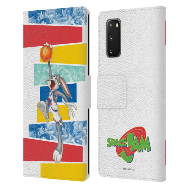 Space Jam (1996) Graphics Bugs Bunny Leather Book Wallet Case Cover For Samsung Galaxy S20 / S20 5G