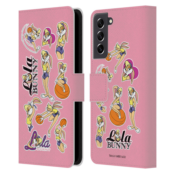 Space Jam (1996) Graphics Lola Bunny Leather Book Wallet Case Cover For Samsung Galaxy S21 FE 5G