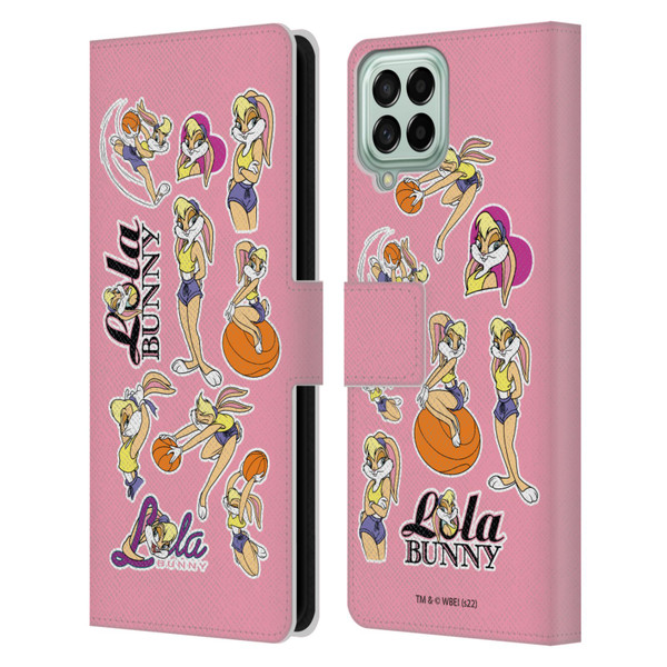Space Jam (1996) Graphics Lola Bunny Leather Book Wallet Case Cover For Samsung Galaxy M53 (2022)