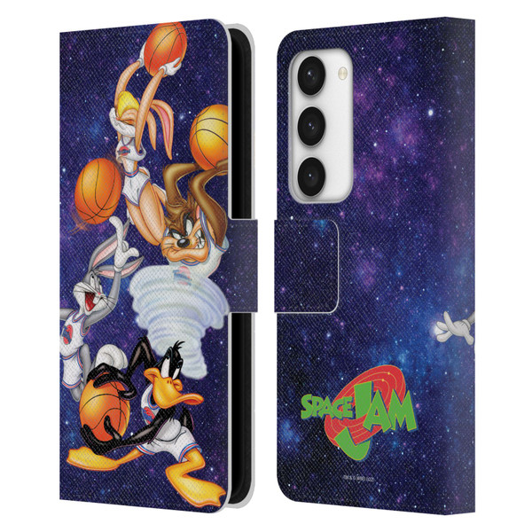 Space Jam (1996) Graphics Poster Leather Book Wallet Case Cover For Samsung Galaxy S23 5G