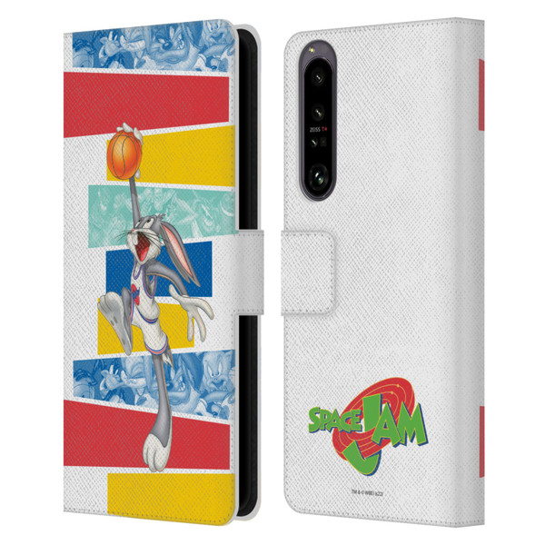 Space Jam (1996) Graphics Bugs Bunny Leather Book Wallet Case Cover For Sony Xperia 1 IV