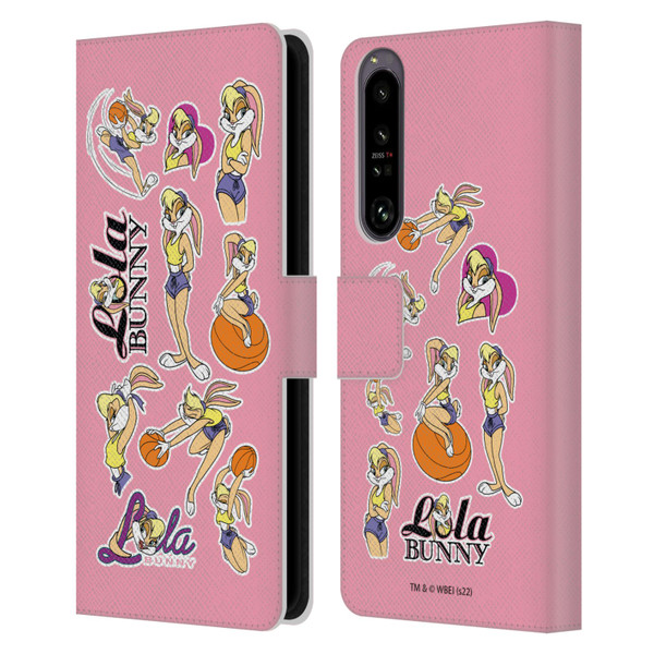 Space Jam (1996) Graphics Lola Bunny Leather Book Wallet Case Cover For Sony Xperia 1 IV