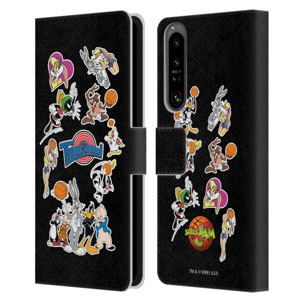 Space Jam (1996) Graphics Tune Squad Leather Book Wallet Case Cover For Sony Xperia 1 IV