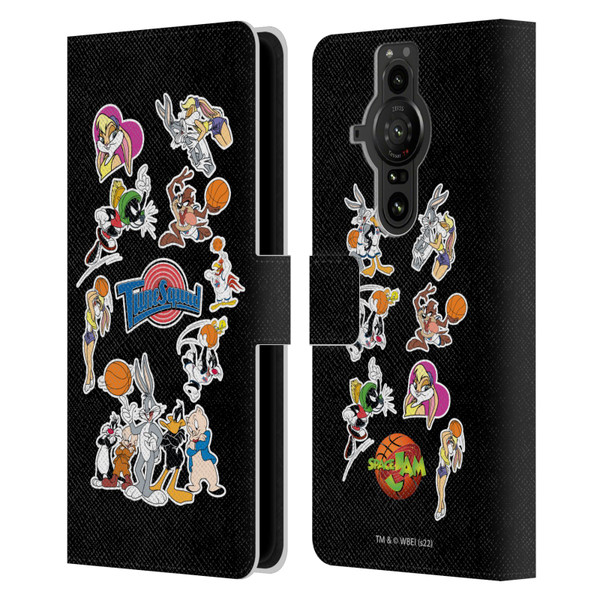 Space Jam (1996) Graphics Tune Squad Leather Book Wallet Case Cover For Sony Xperia Pro-I