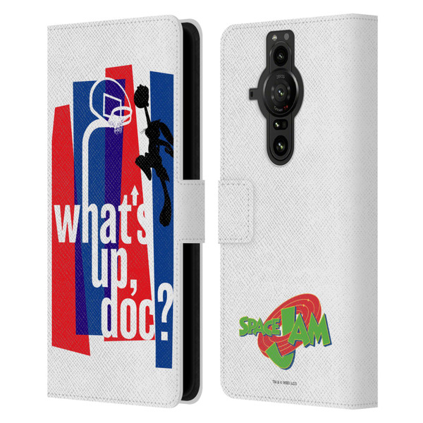 Space Jam (1996) Graphics What's Up Doc? Leather Book Wallet Case Cover For Sony Xperia Pro-I
