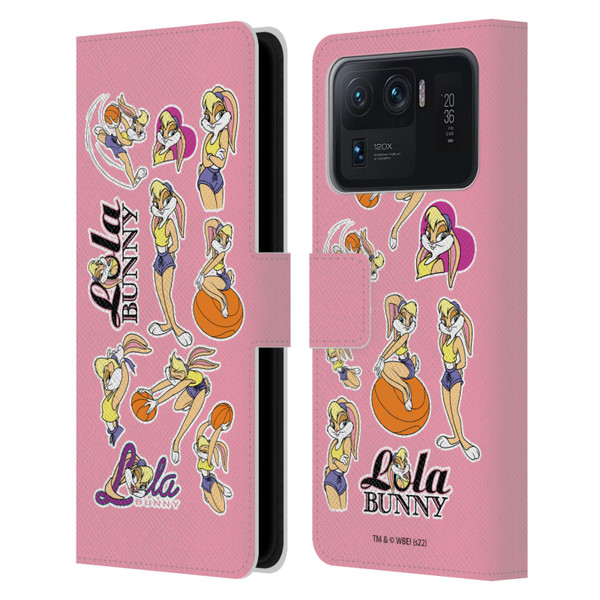 Space Jam (1996) Graphics Lola Bunny Leather Book Wallet Case Cover For Xiaomi Mi 11 Ultra