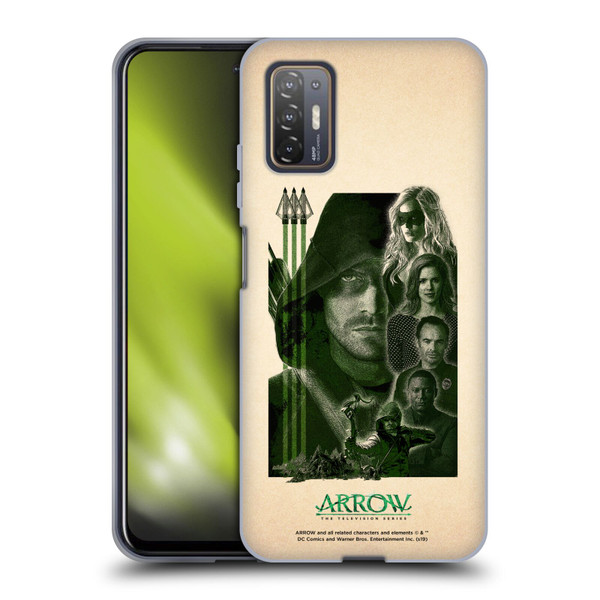 Arrow TV Series Graphics Team Soft Gel Case for HTC Desire 21 Pro 5G