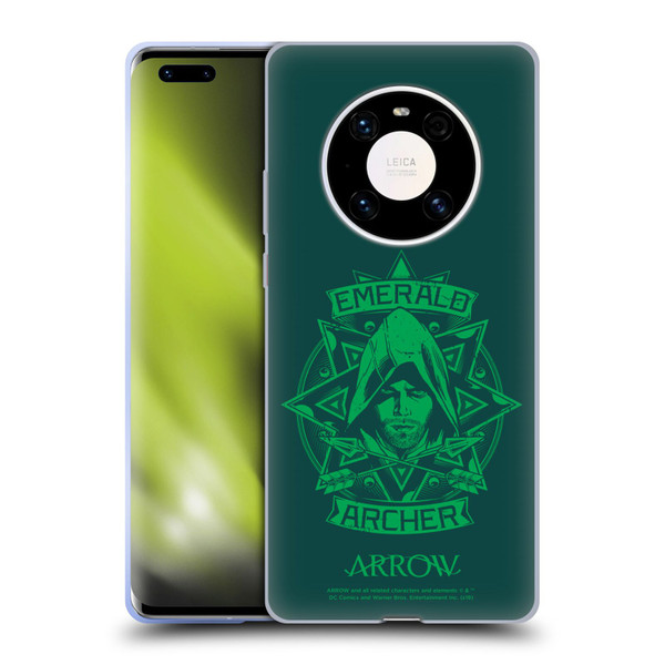 Arrow TV Series Graphics Archer Illustration Soft Gel Case for Huawei Mate 40 Pro 5G