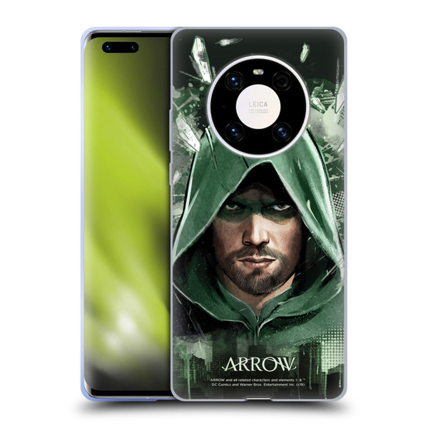 Arrow TV Series Graphics Oversized Soft Gel Case for Huawei Mate 40 Pro 5G