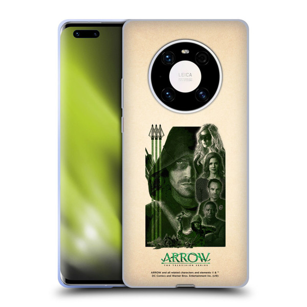 Arrow TV Series Graphics Team Soft Gel Case for Huawei Mate 40 Pro 5G