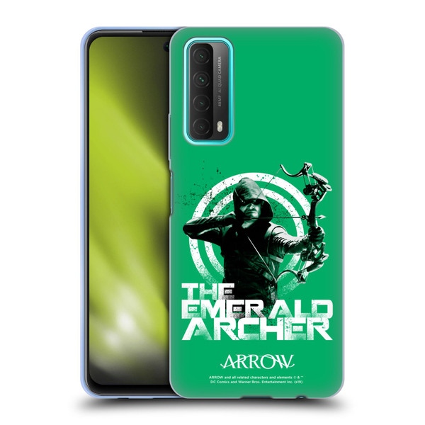 Arrow TV Series Graphics The Emerald Archer Soft Gel Case for Huawei P Smart (2021)