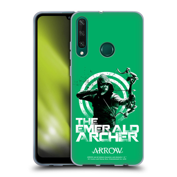 Arrow TV Series Graphics The Emerald Archer Soft Gel Case for Huawei Y6p