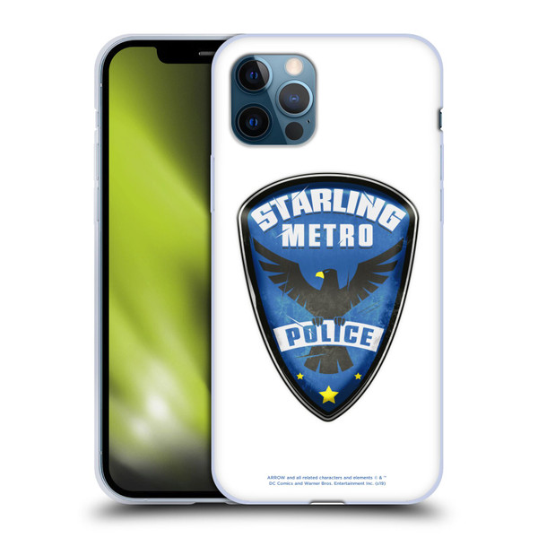 Arrow TV Series Graphics Starling Police Badge Soft Gel Case for Apple iPhone 12 / iPhone 12 Pro