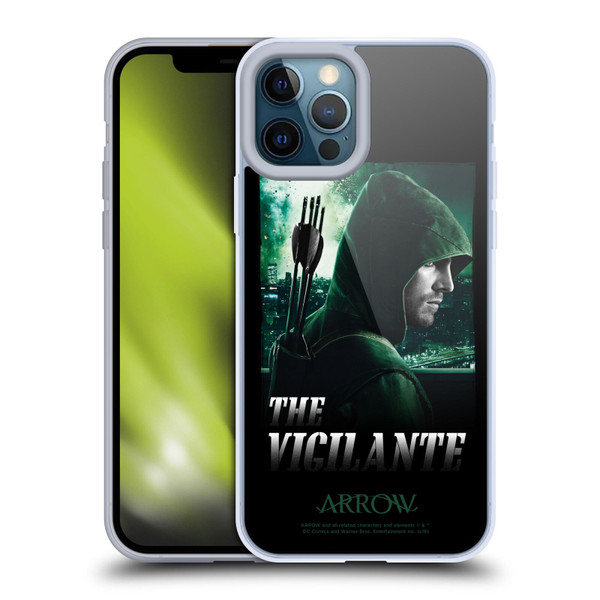Arrow TV Series Graphics The Vigilante Soft Gel Case for Apple iPhone 12 Pro Max